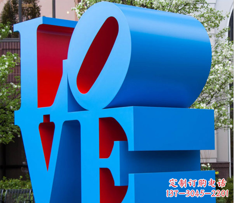 辽阳字母雕塑不锈钢