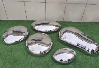 辽阳镜面不锈钢城市创意鹅卵石雕塑